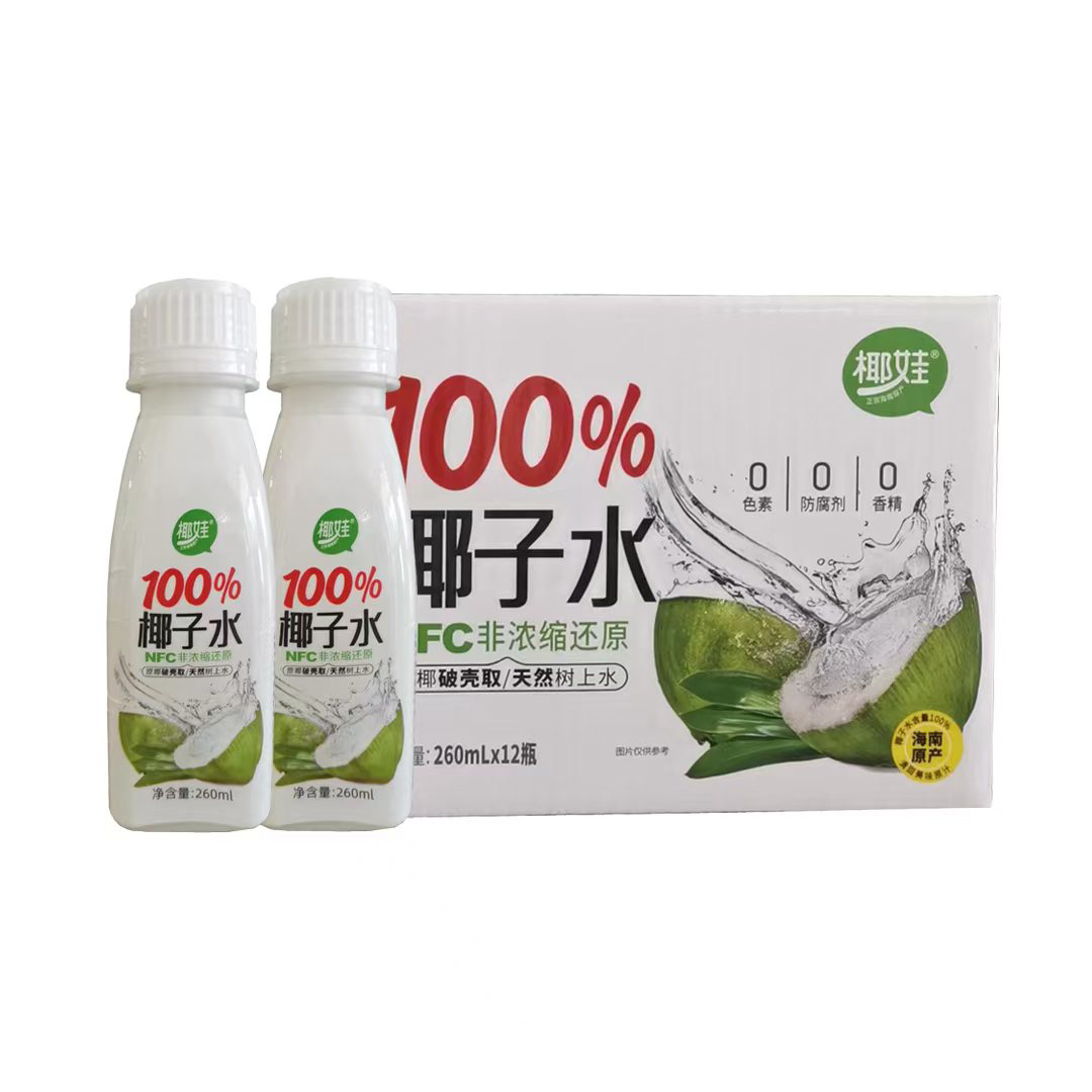 椰娃椰子水260mlx12瓶